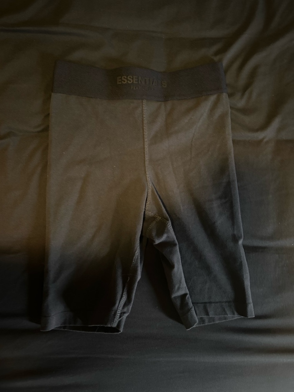 ESSENTIALS Fear of God Black Biker Shorts Women’s Small